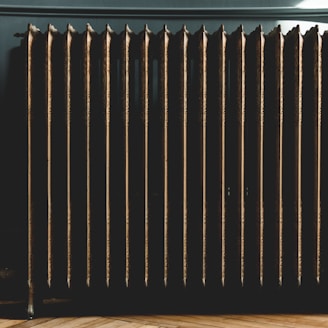 photo of gray oil heater