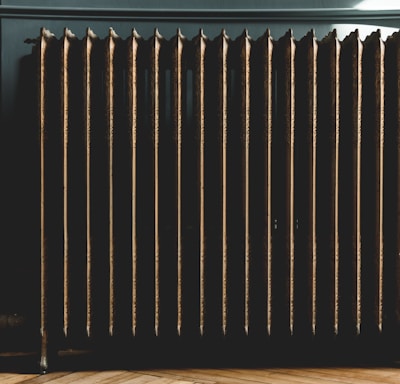 photo of gray oil heater