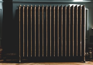 photo of gray oil heater