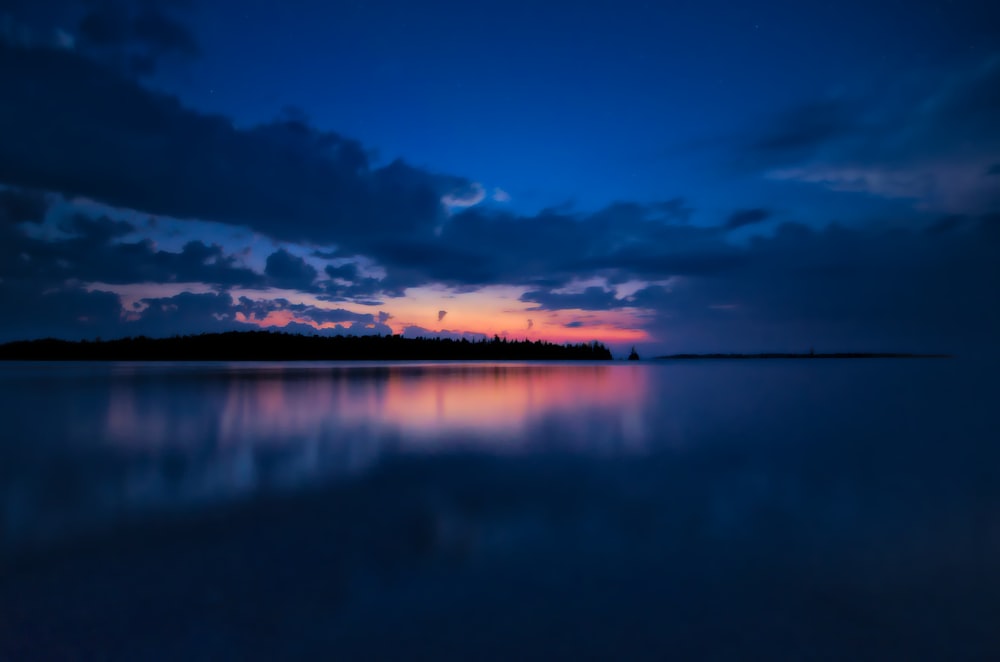 panoramic photography of sky and sea