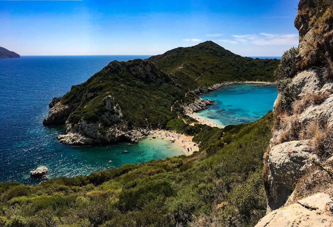 photo of Twin Bays of Porto Timoni Headland near Corfu