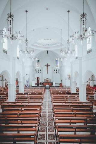 architectural photography of cathedral