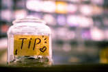 clear glass jar