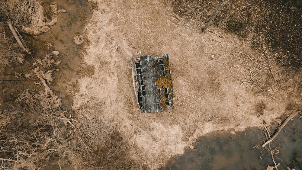 aerial photography of house near forest