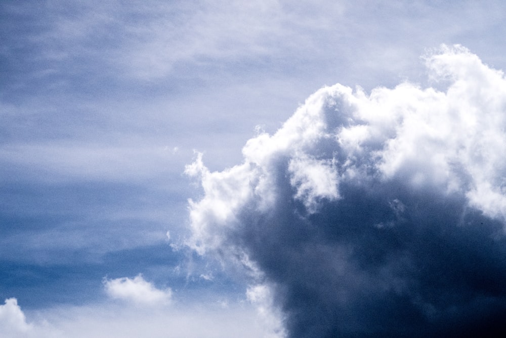 nimbus clouds on sky