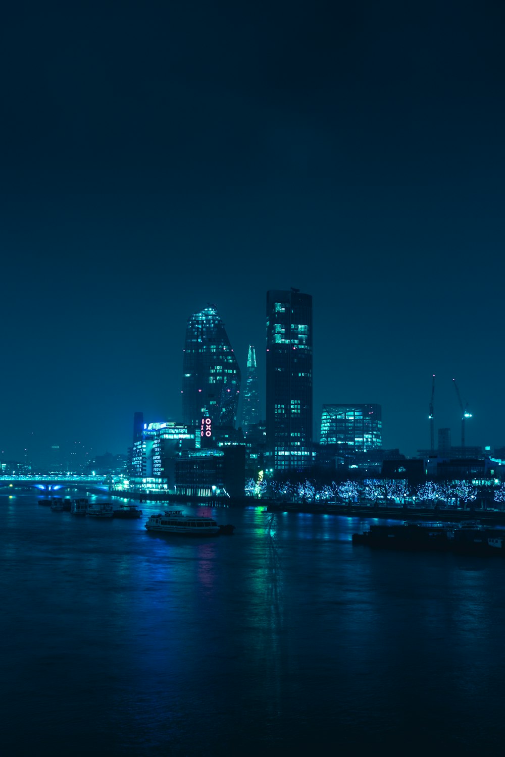 buildings during nighttime