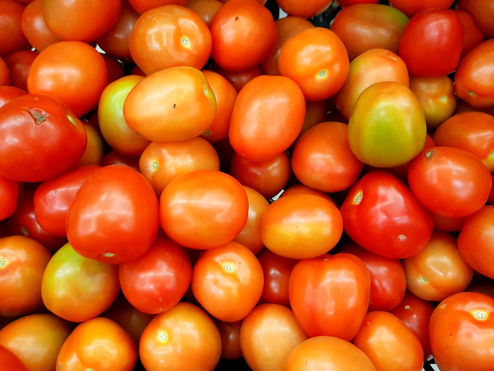 bunch of ripe tomatoes