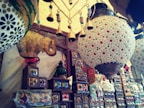 An assortment of home accessories enhancing small furniture.