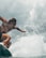 man surfing