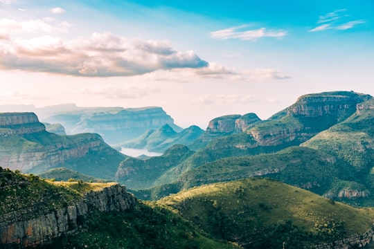 green mountain under clear sky in Blyde River Canyon Nature Reserve South Africa