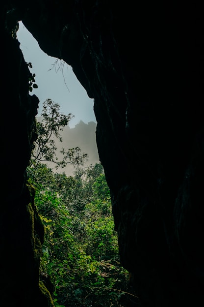 low angle photography of rock formation during daytime
