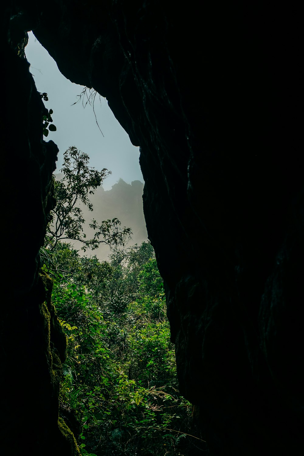 low angle photography of rock formation during daytime