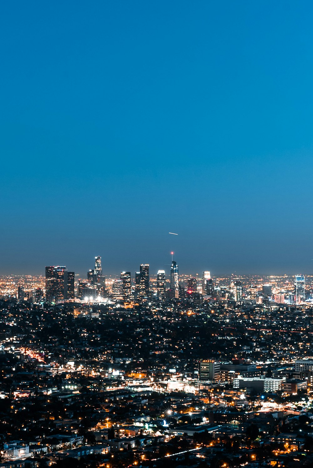 visão panorâmica fotografia da paisagem da cidade