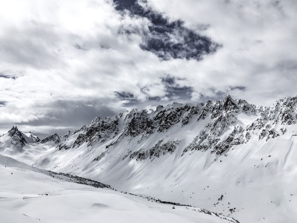 snow covered mountain