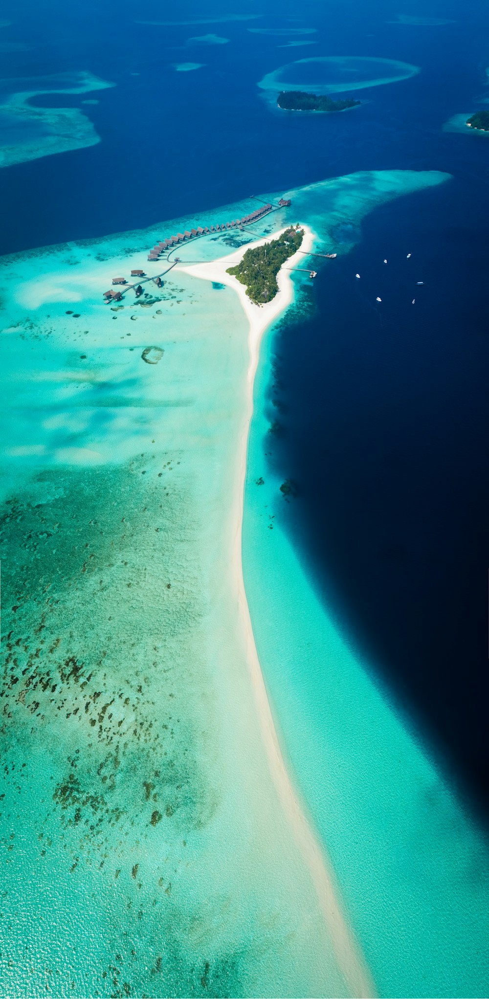 aerial shot of body of water during daytime