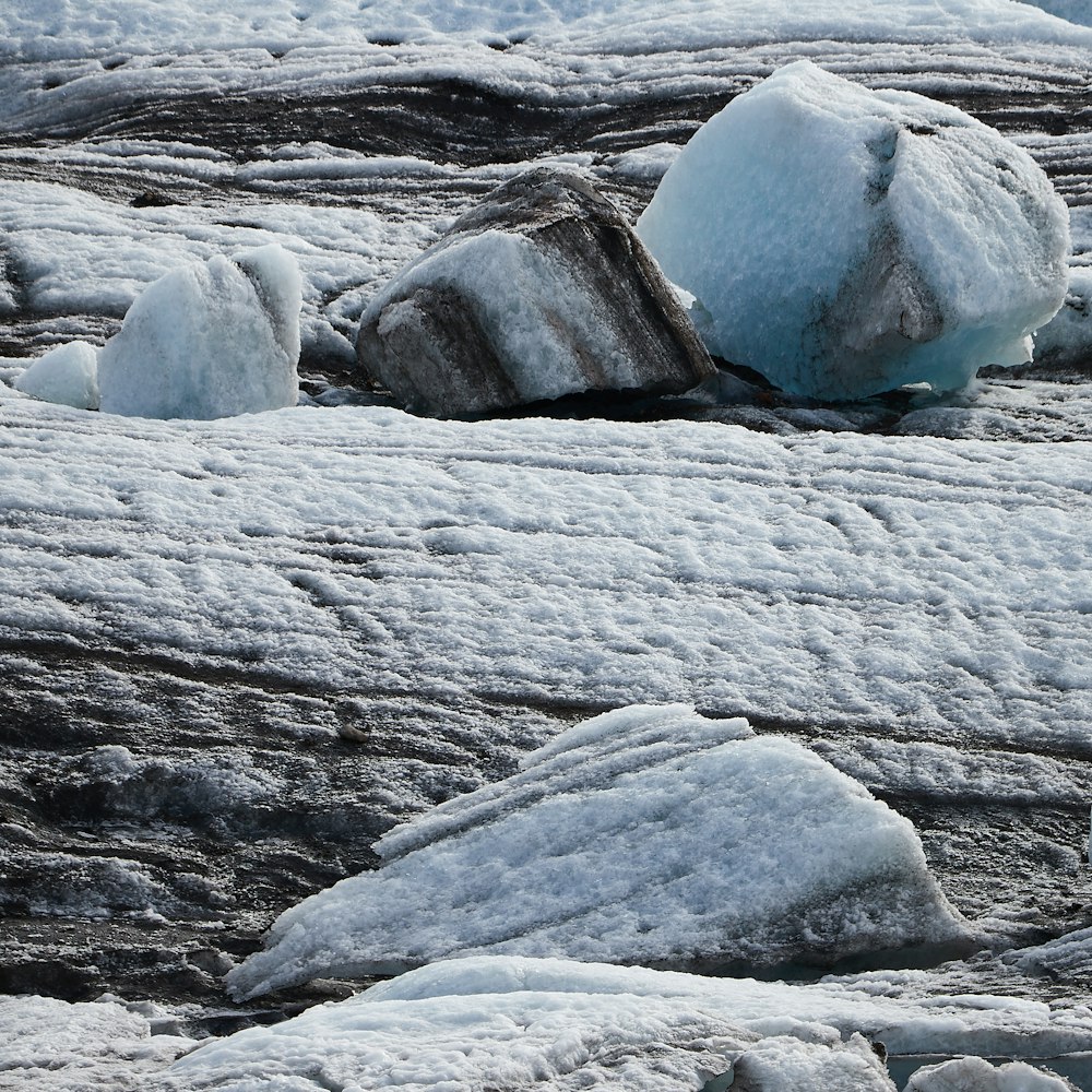 rocas de hielo