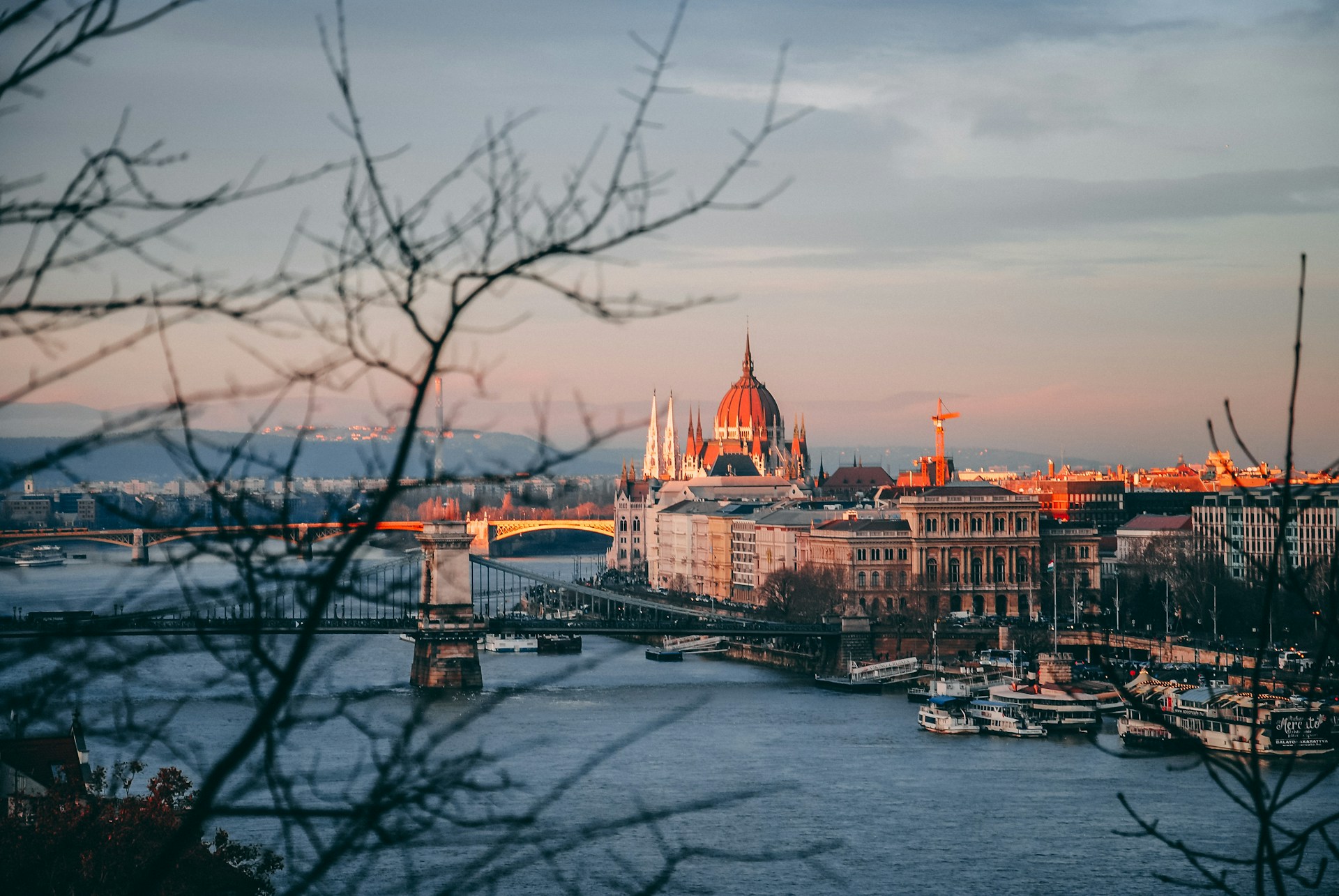 high-angle photography of dome building near bridge and body of water