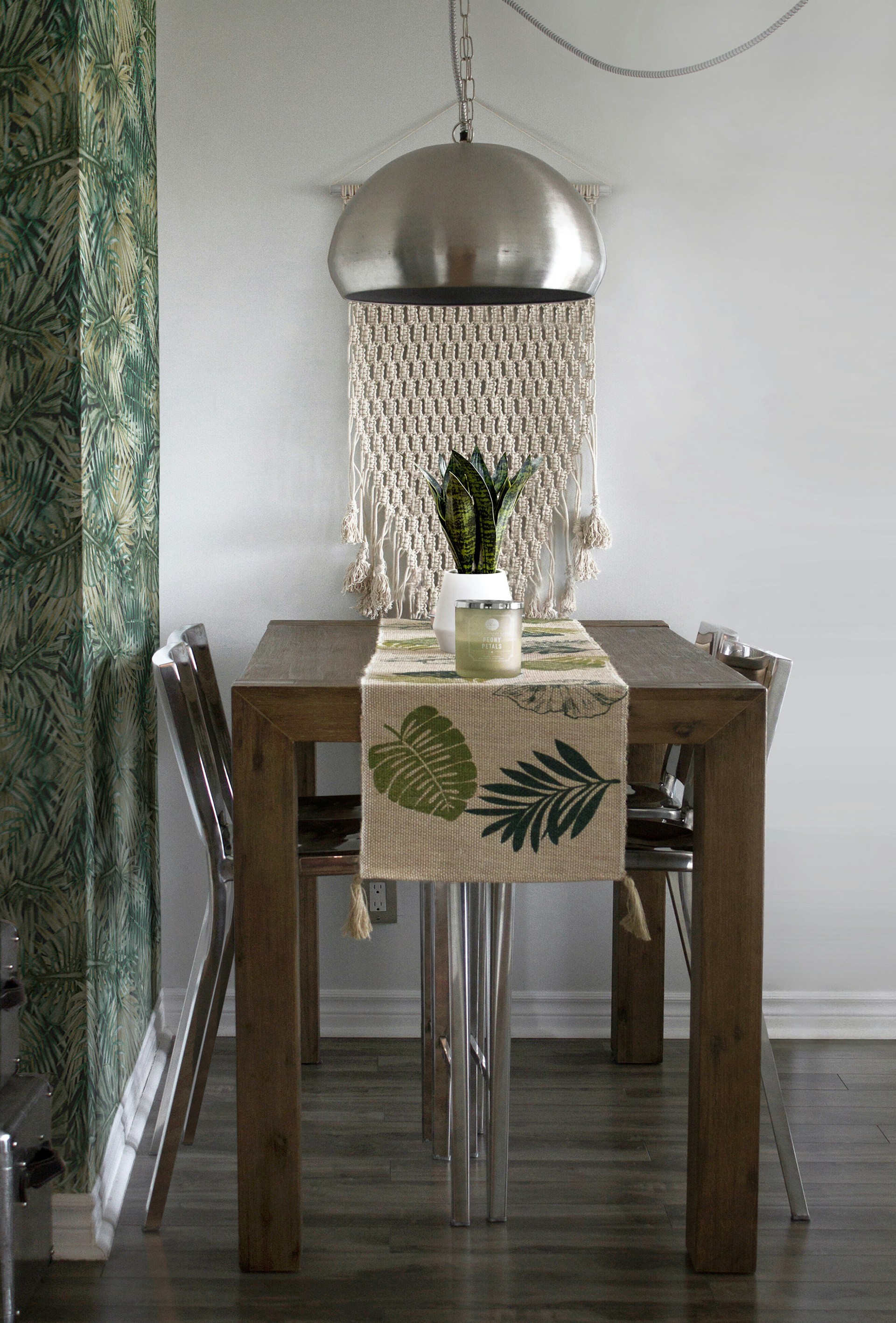 snake plant on table