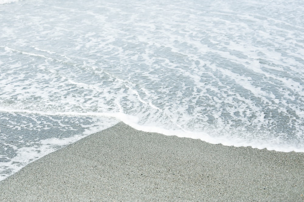 bird's eye view of seashore