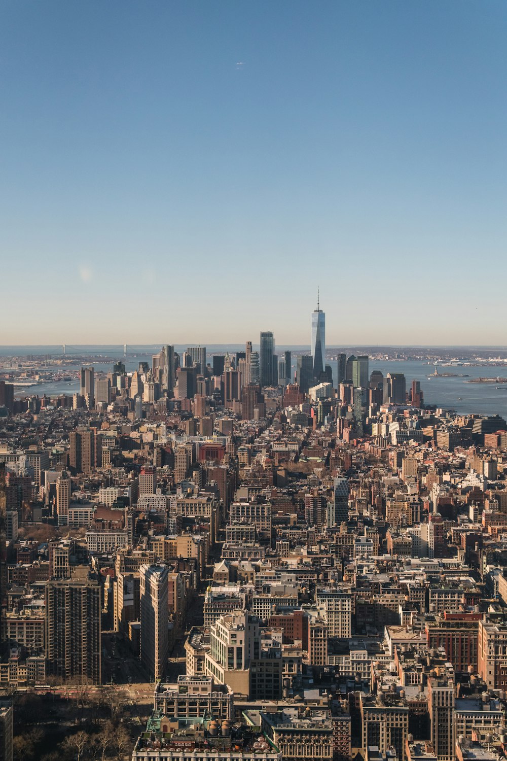 aerial view of high-rise building