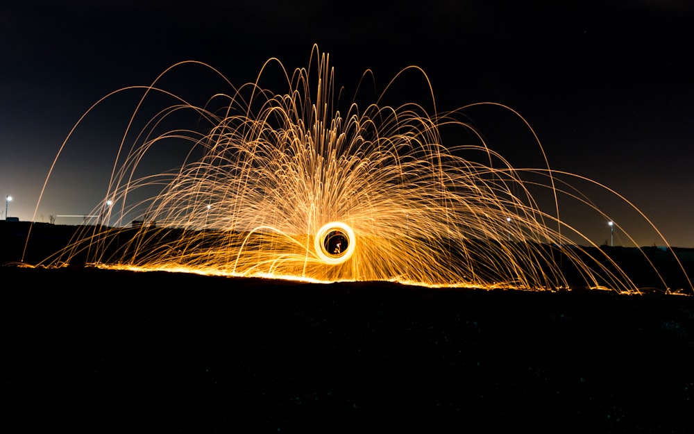 steel wool photography