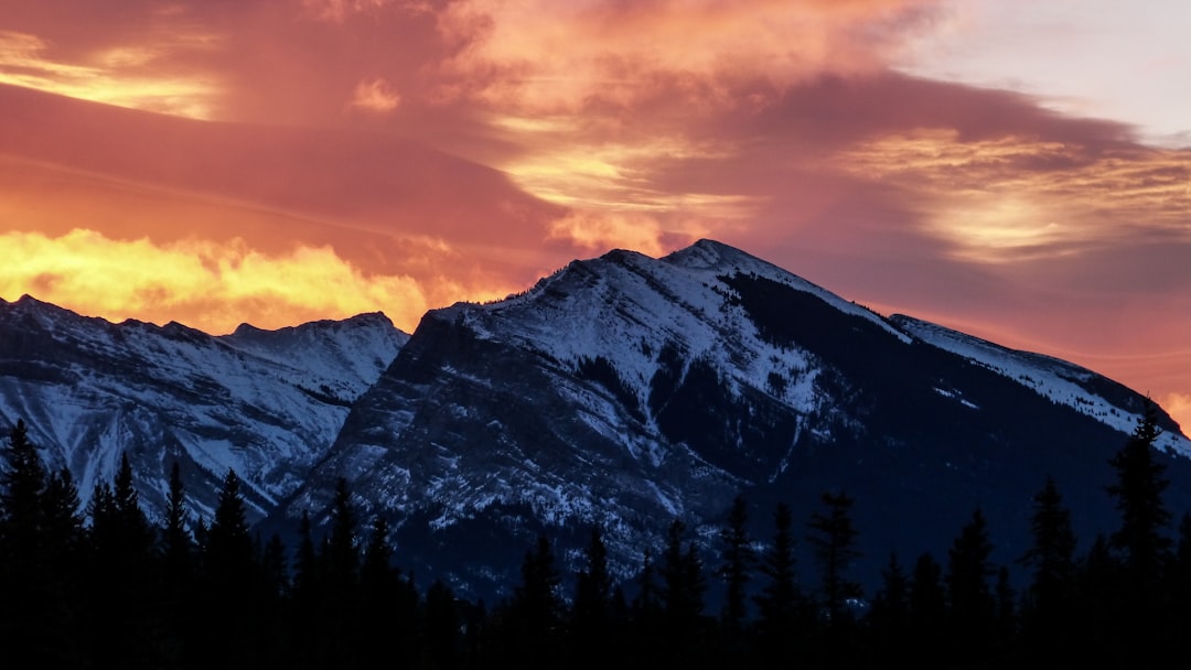 Mountain range photo spot Canmore The Three Sisters