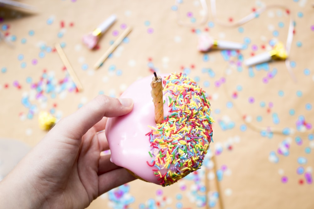 doughnut with sprinkles