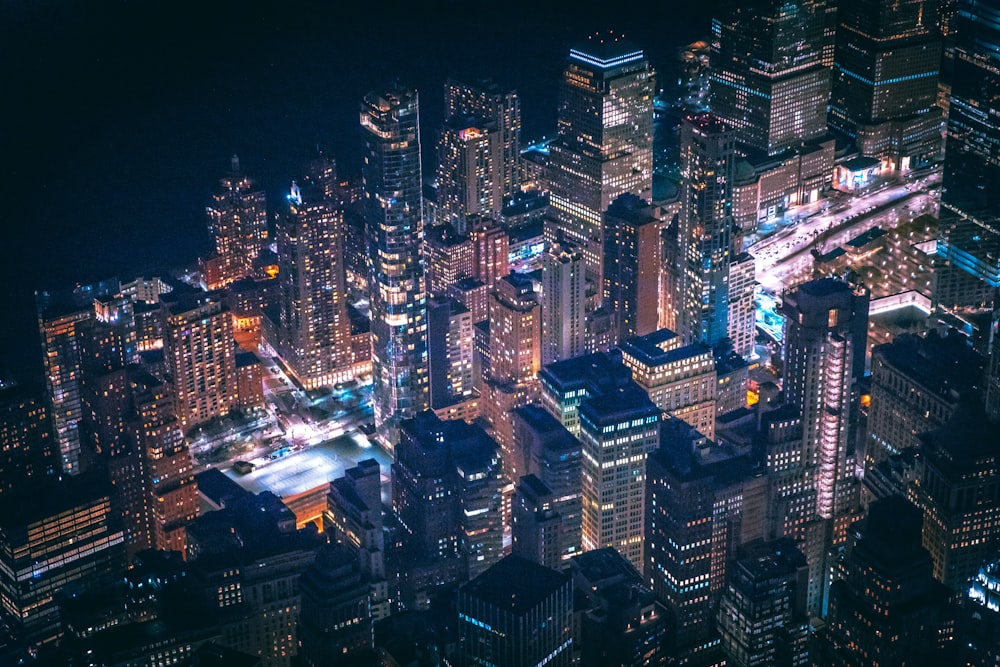 bird's eye view of city