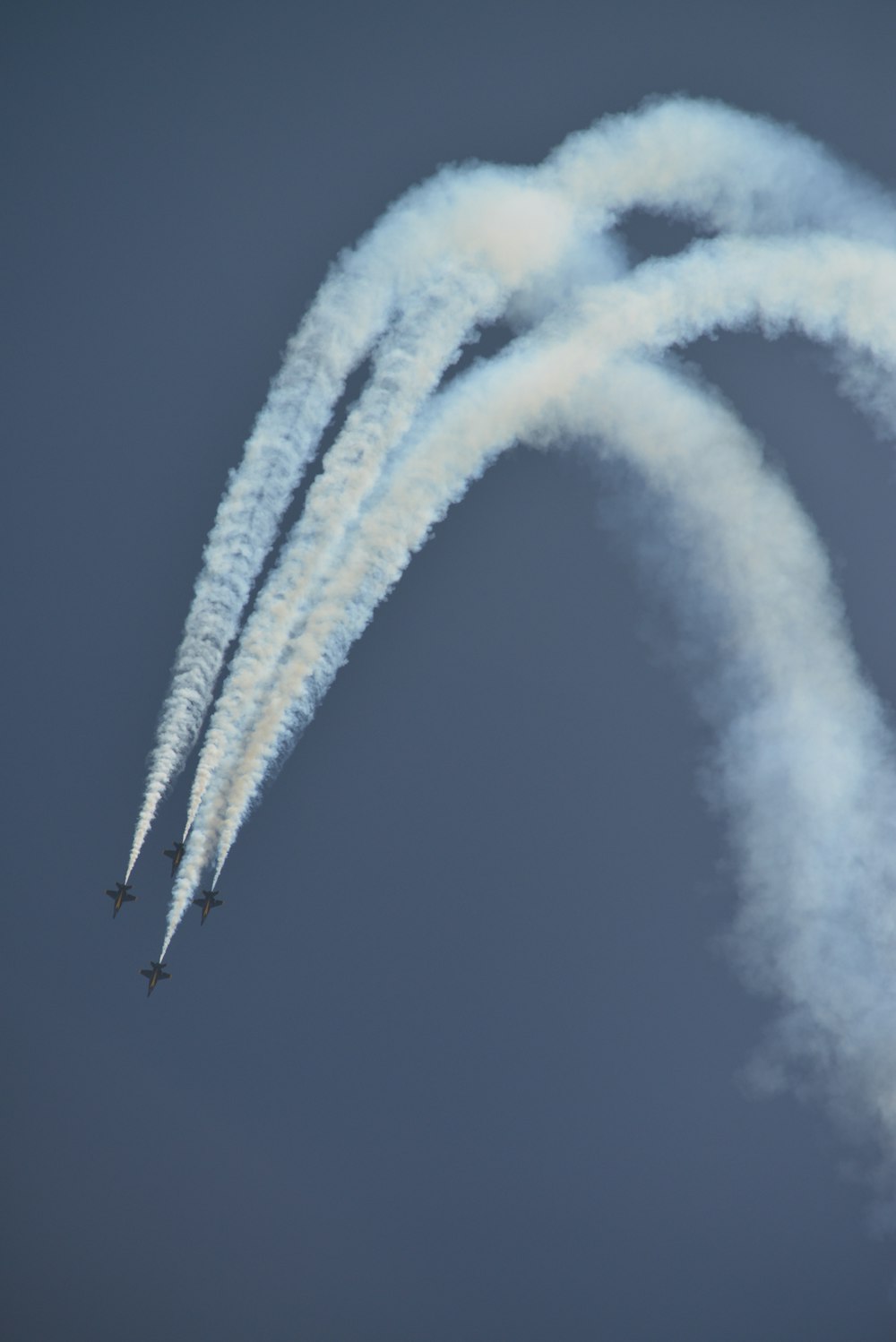 Avions militaires dans le ciel