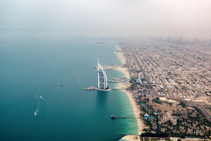 Burj Al Arab from above