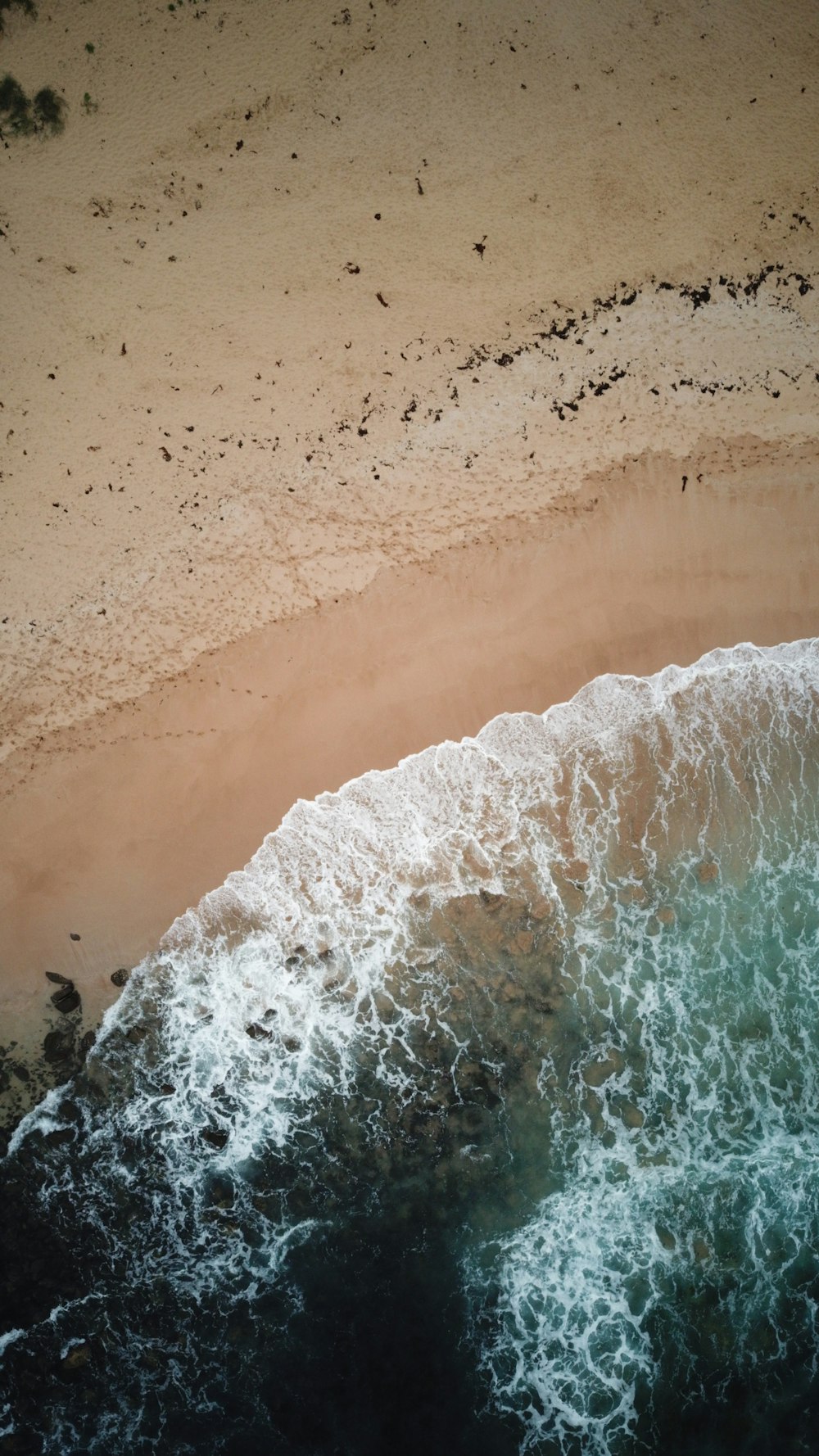 bird's-eye view photography of seashore