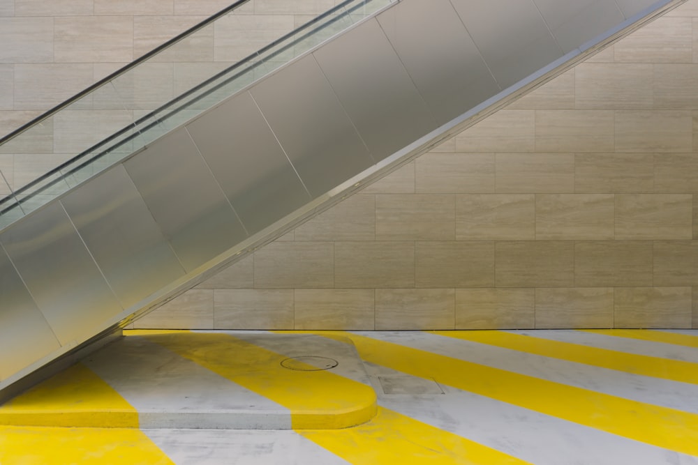 gray escalator