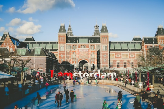 brown concrete building in Rijksmuseum Netherlands