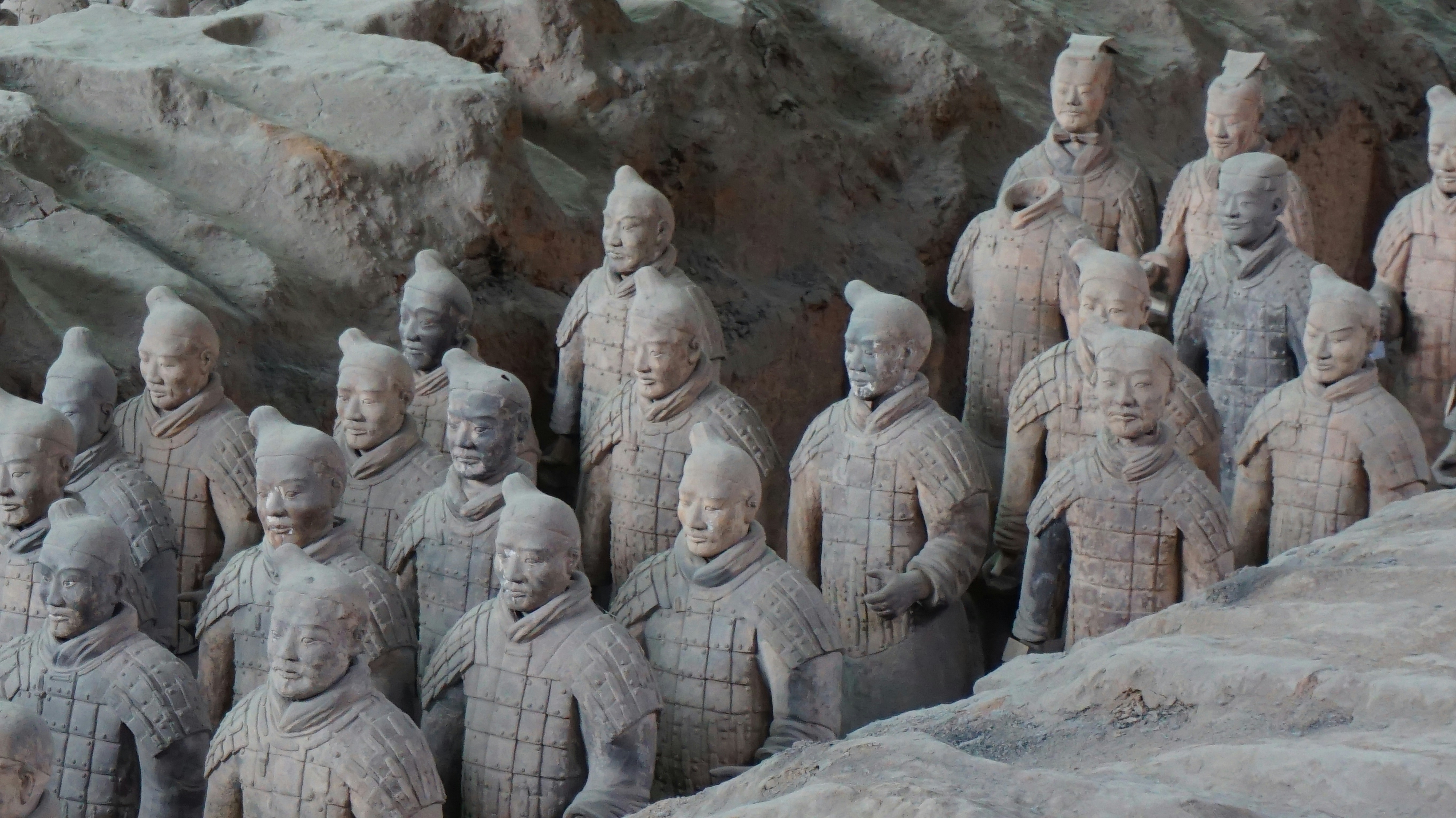 Terracotta Army in Mausoleum of First Qin Emperor
