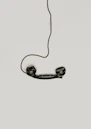black corded telephone