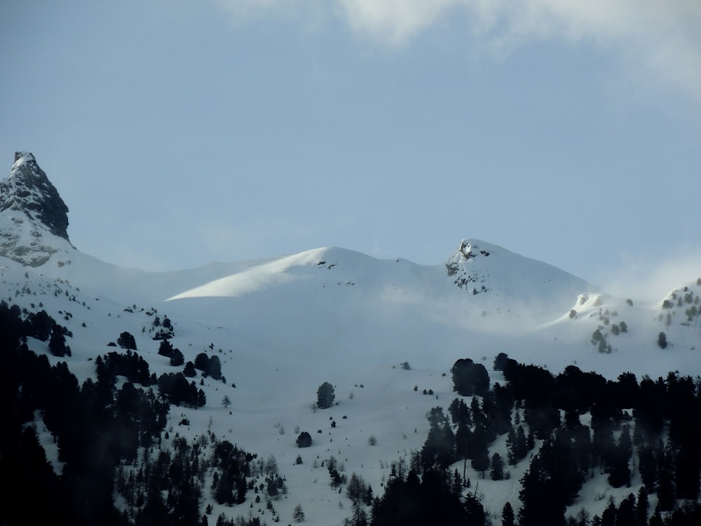 snow covered mountain