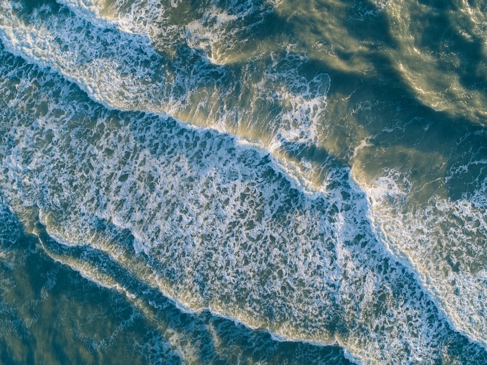 Photographie aérienne de l’eau
