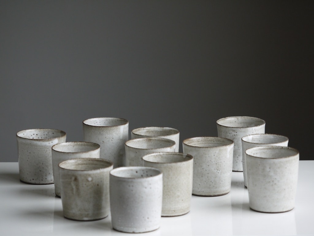 Keramieken koffiemokken set