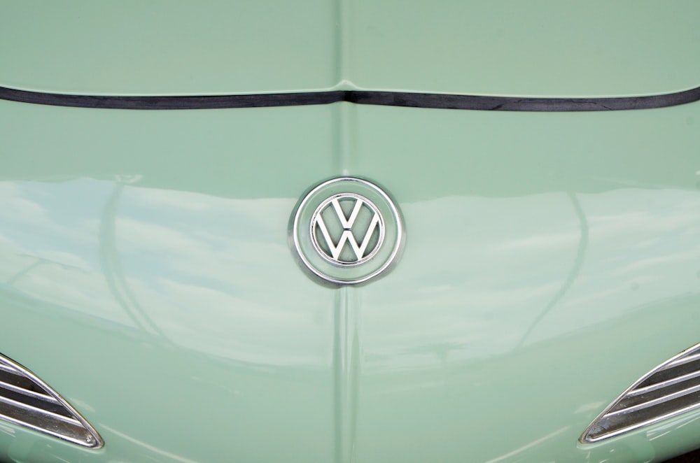 teal Volkswagen car