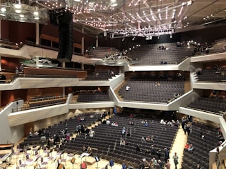 A panoramic shot of the venue’s main auditorium showcasing the stage and audience seating.