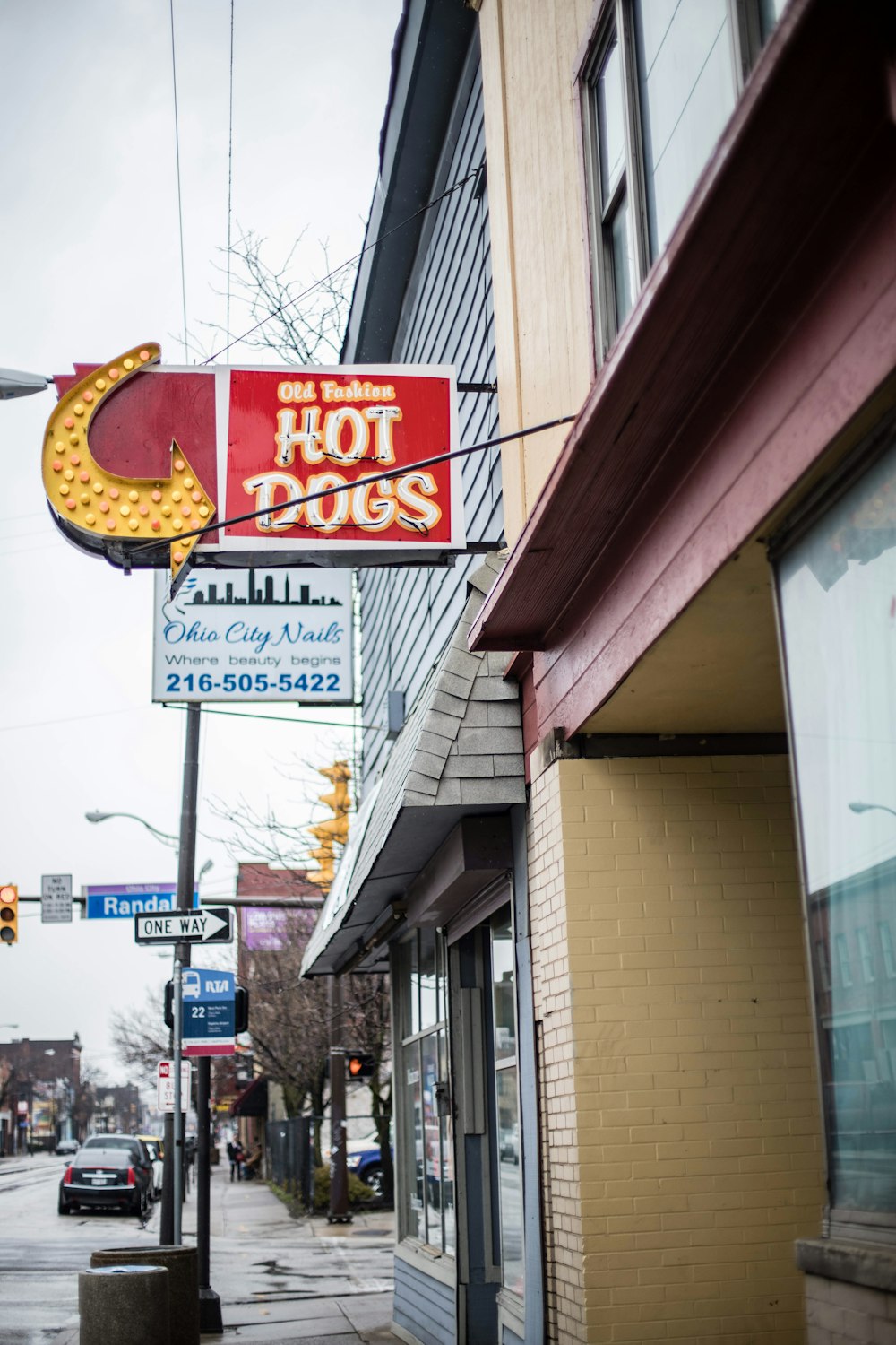 Hot Dogs signage