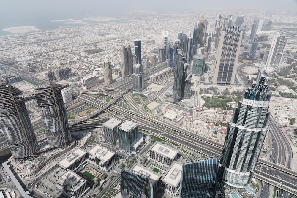 aerial view photography of high rise buildings at daytime