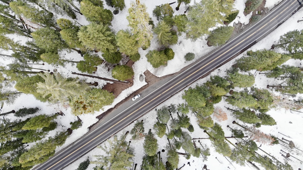 grey concrete road