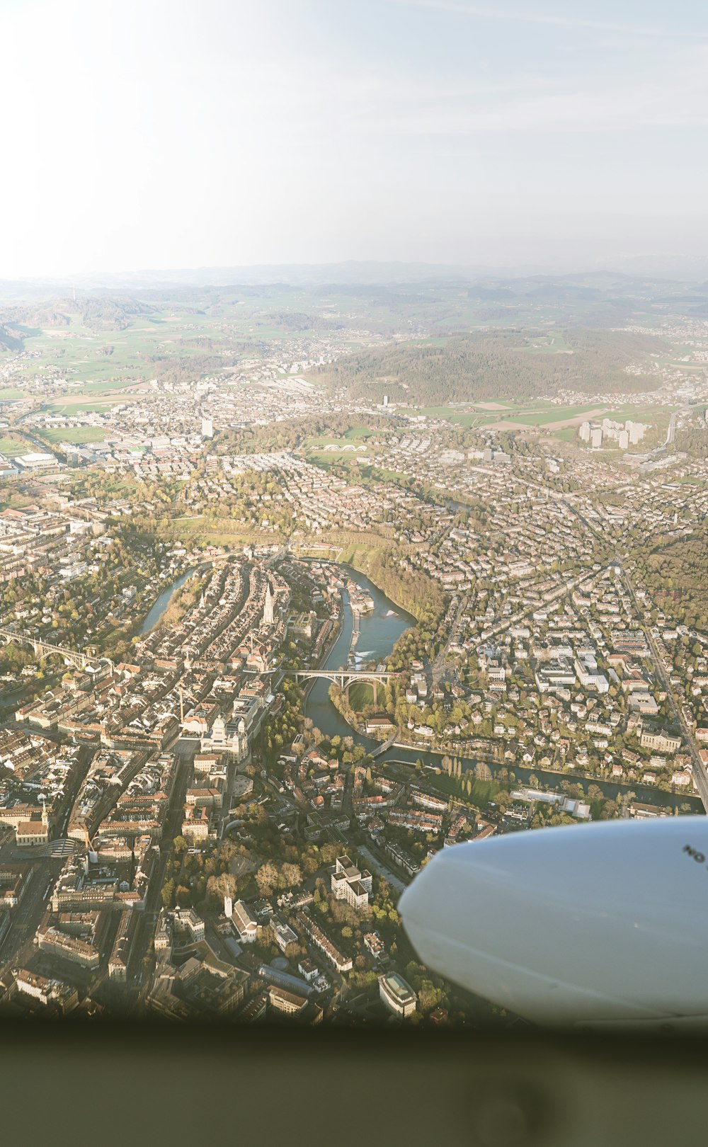 Fotografía aérea de la ciudad