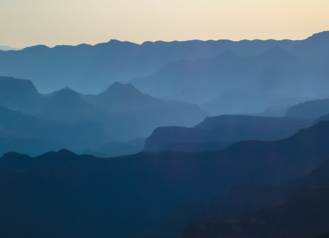 landscape photograph of mountain ranges