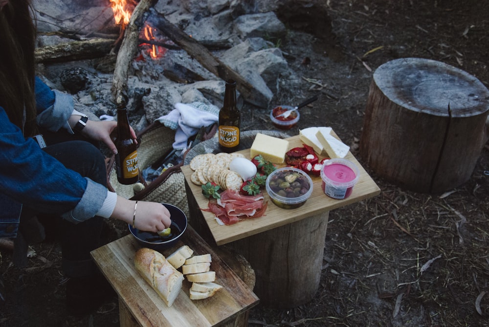 person about to cook food