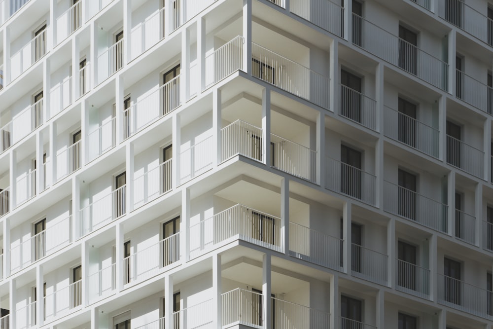 white concrete building