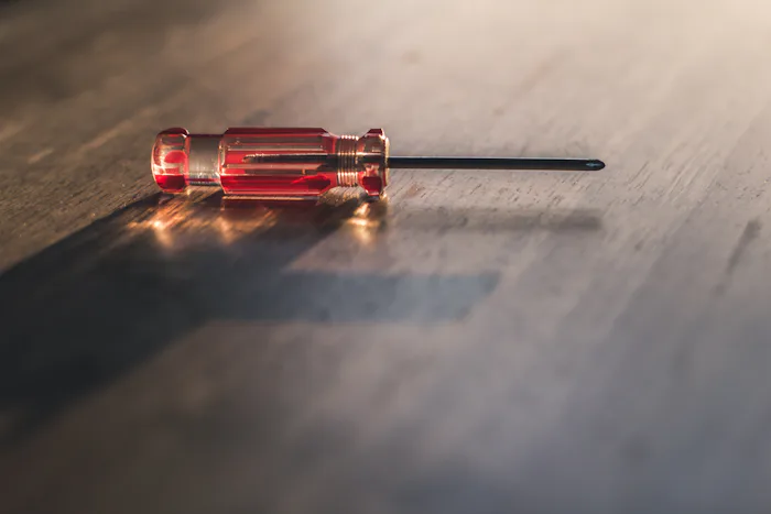 Screwdriver used for basic appliance maintenance