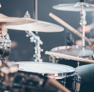 person playing drums