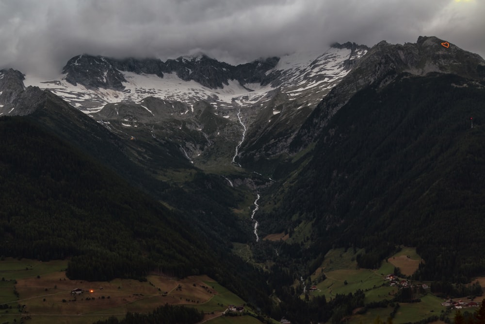 landscape photography of mountains